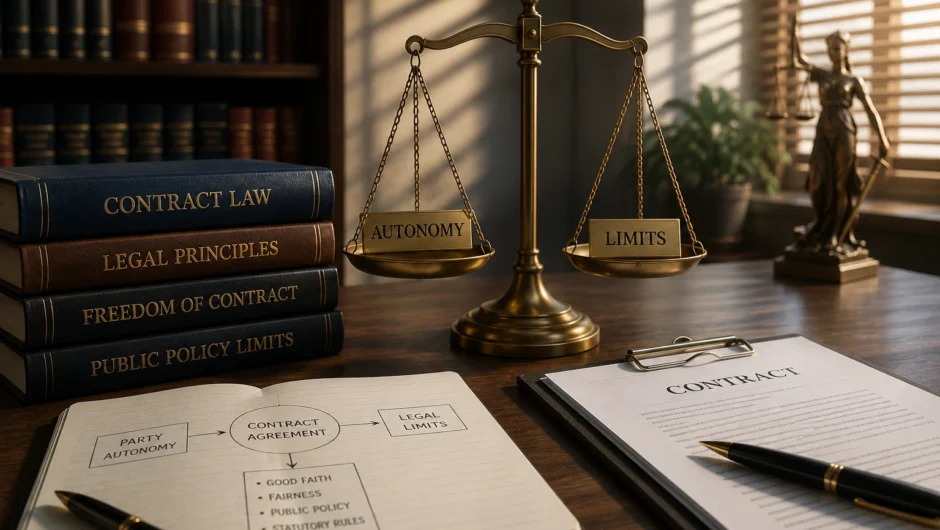Autonomy and Its Limits in Contract Law: A Structured Analysis